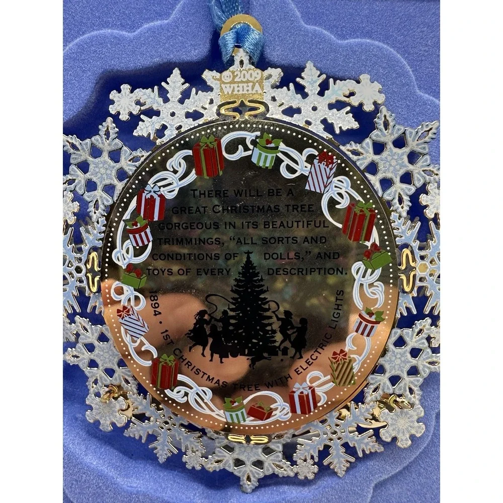 White‎ House Historical Association Christmas Ornament 2009 New In Box